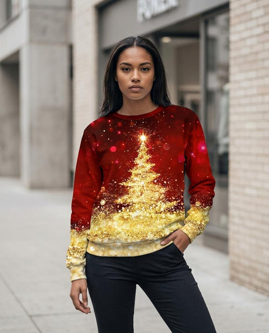 Nufar | Langärmliges Bedrucktes Sweatshirt Damen – Tilly Outlet