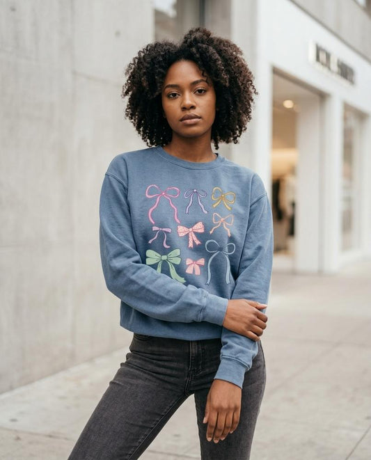 Setur | Bedrucktes Rundhals Sweatshirt Damen – Tilly Outlet