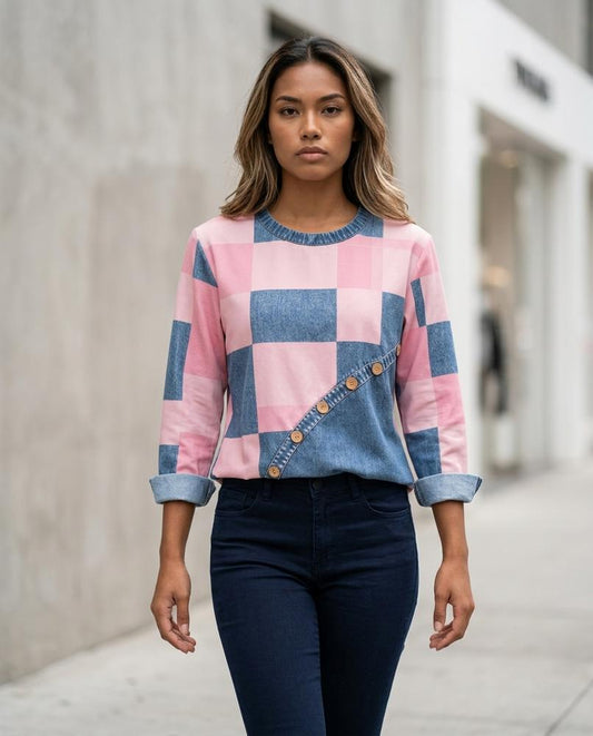 Yazad | Kariert Langärmlig Shirt Damen – Tilly Outlet