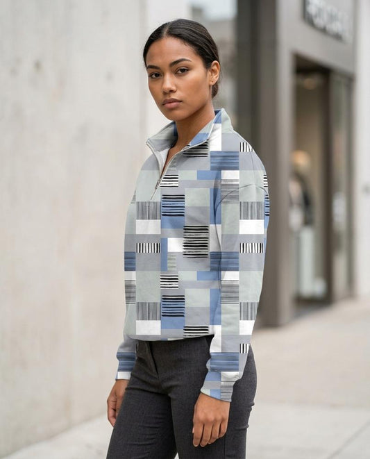 Lirov | Gemustert Langärmlig Sweatshirt Damen – Tilly Outlet