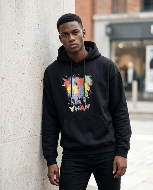 Runim | Oversized Bedruckter Hoodie Herren – Tilly Outlet