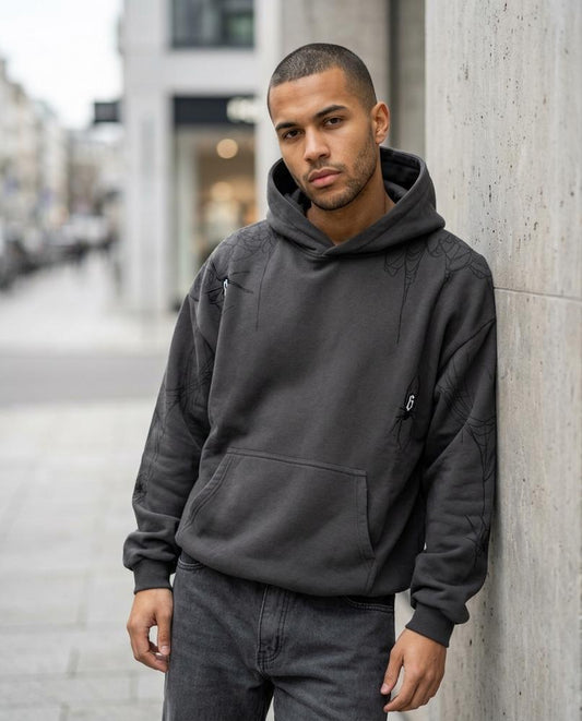 Renon | Weit Geschnittener Bedruckter Hoodie Herren – Tilly Outlet