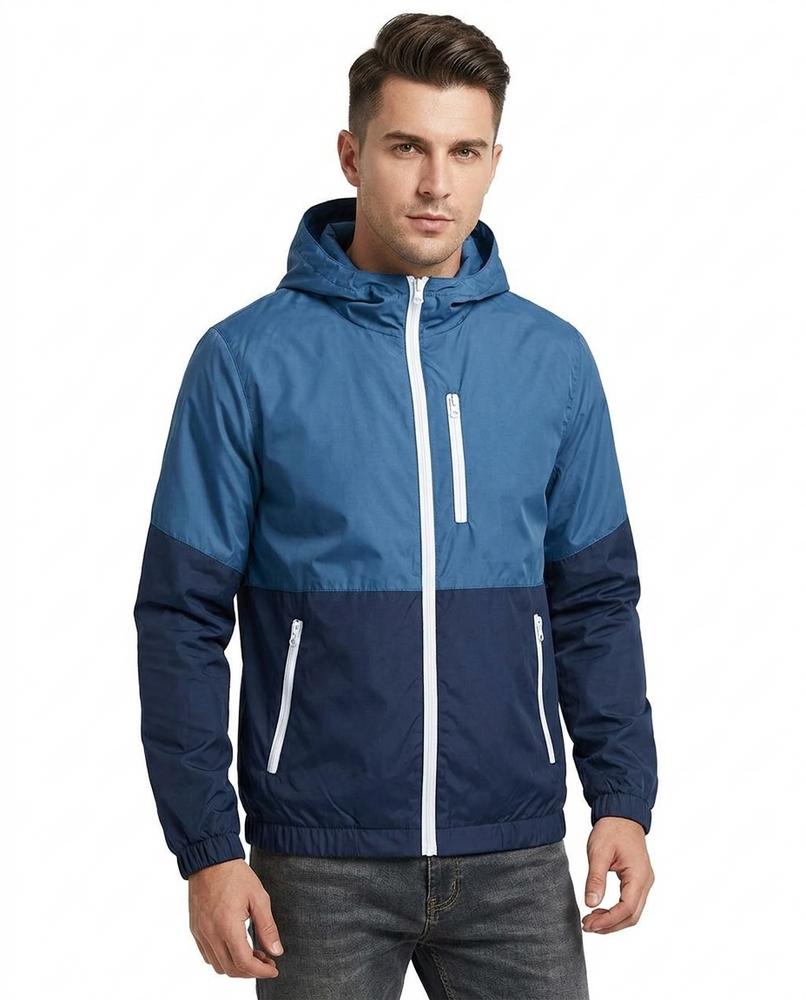 Men's Jacket – Selen, Hood, Colorblock design – Tilly Outlet