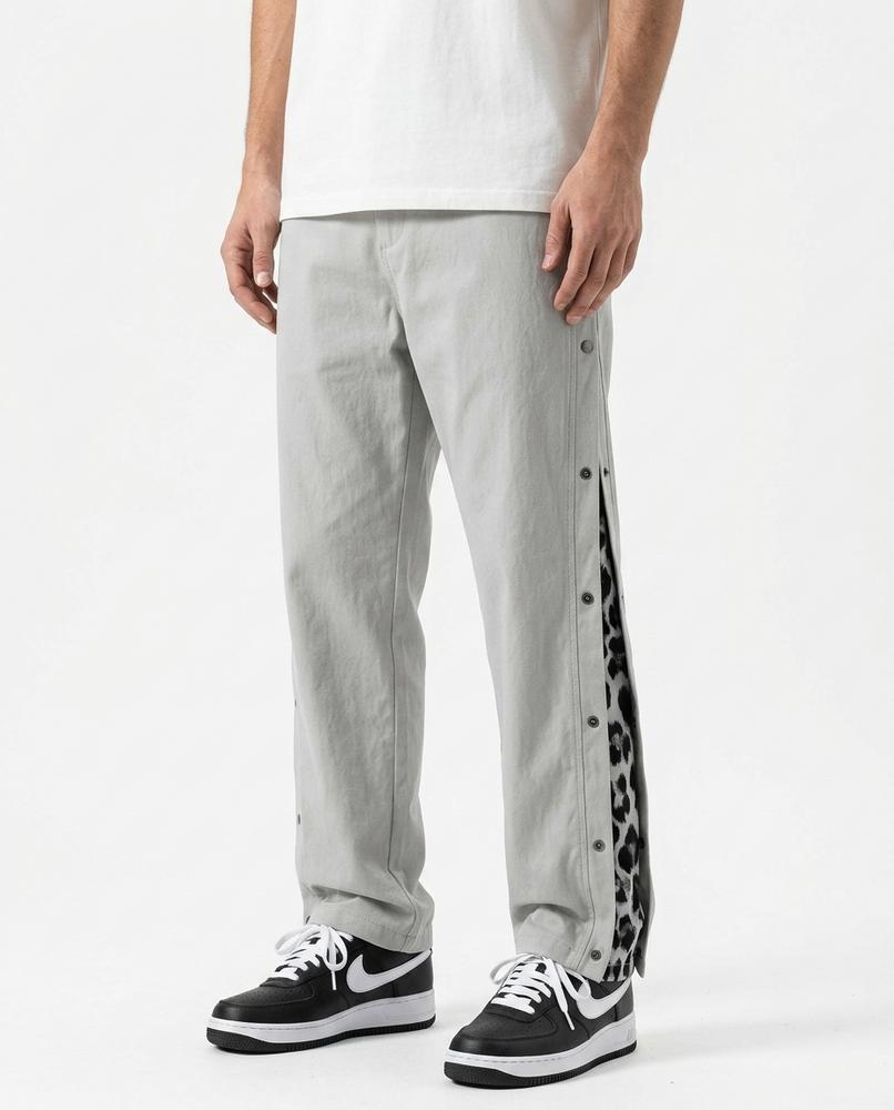 Unisex Pants – Rilan, Relaxed fit, Button fastening – Tilly Outlet