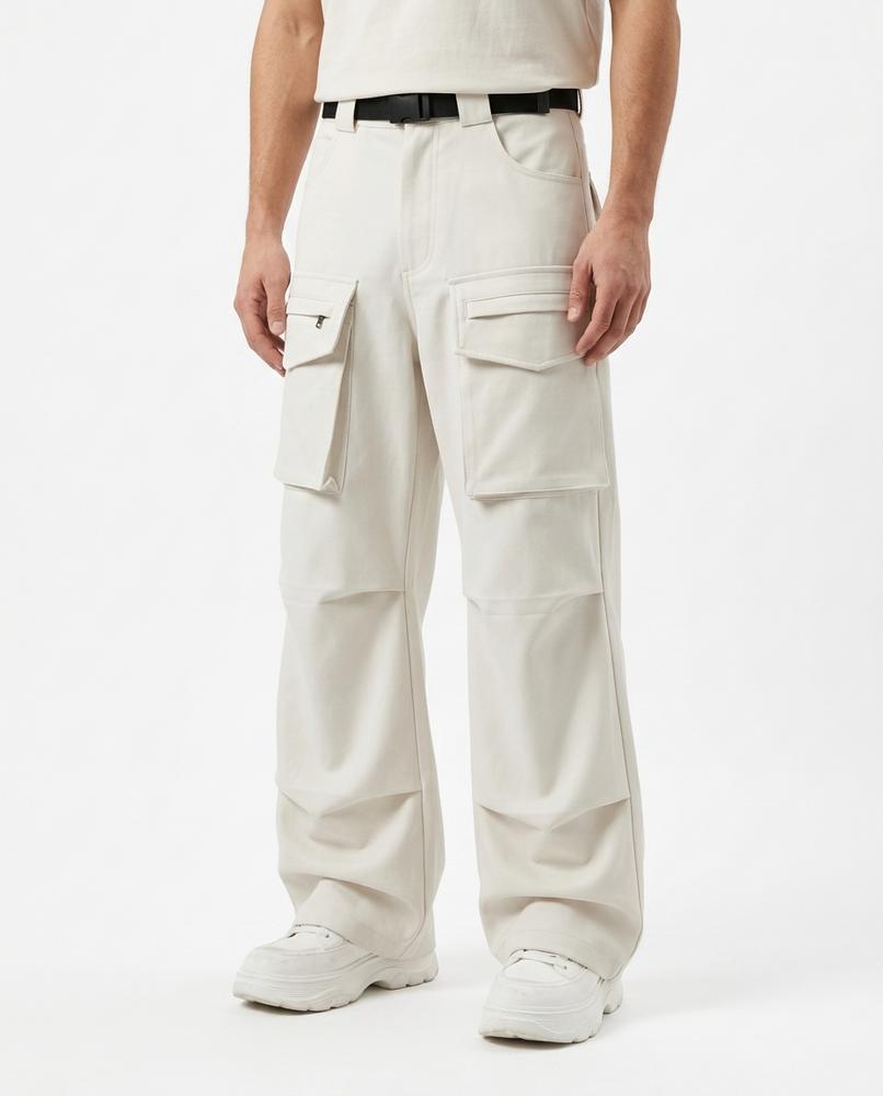 Unisex Pants – Yorev, Relaxed fit, Button fastening – Tilly Outlet